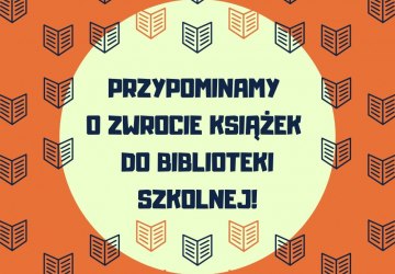 Przypominamy o zwrocie do biblioteki