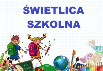 Informacja o zapisach do świetlicy szkolnej MZS6 na rok szkolny 2023/2024