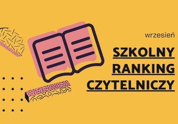 Szkolny ranking czytelniczy – wrzesień