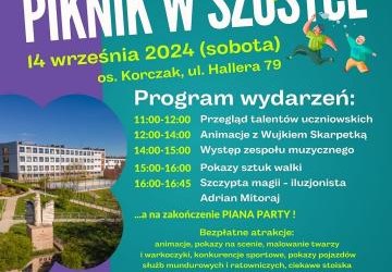 Zapraszamy na Rodzinny Piknik w „Szóstce”!