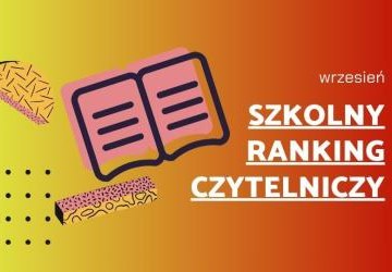 Szkolny ranking czytelniczy – wrzesień 2024