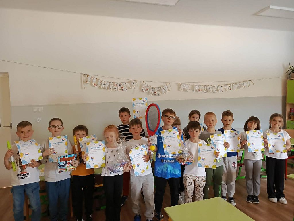 Turnieju Gier Planszowych w świetlicy szkolnej