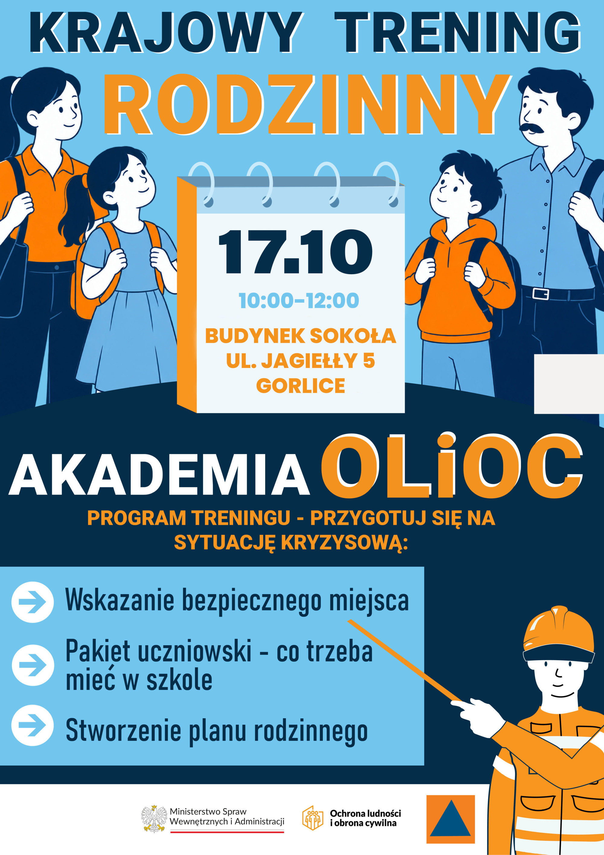Zapraszamy na Krajowy Trening Rodzinny – Akademia OLiOC w Gorlicach!