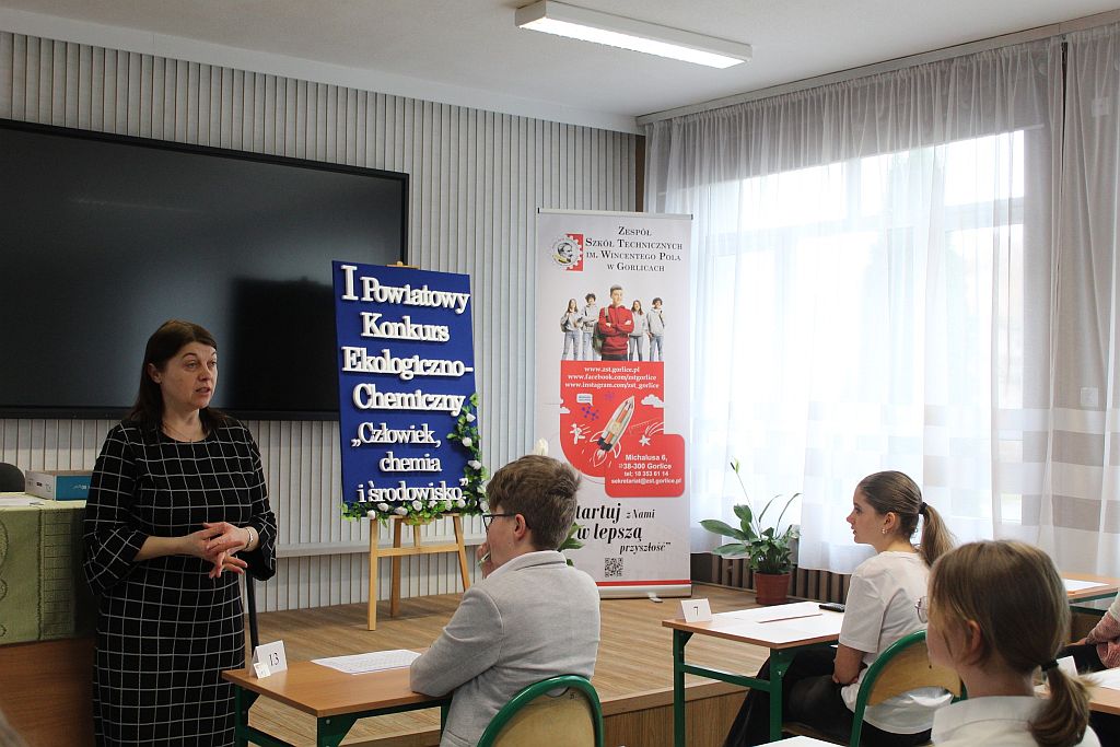 I Powiatowy Konkurs Ekologiczno-Chemiczny „Człowiek, chemia i środowisko” - osiągnięcia