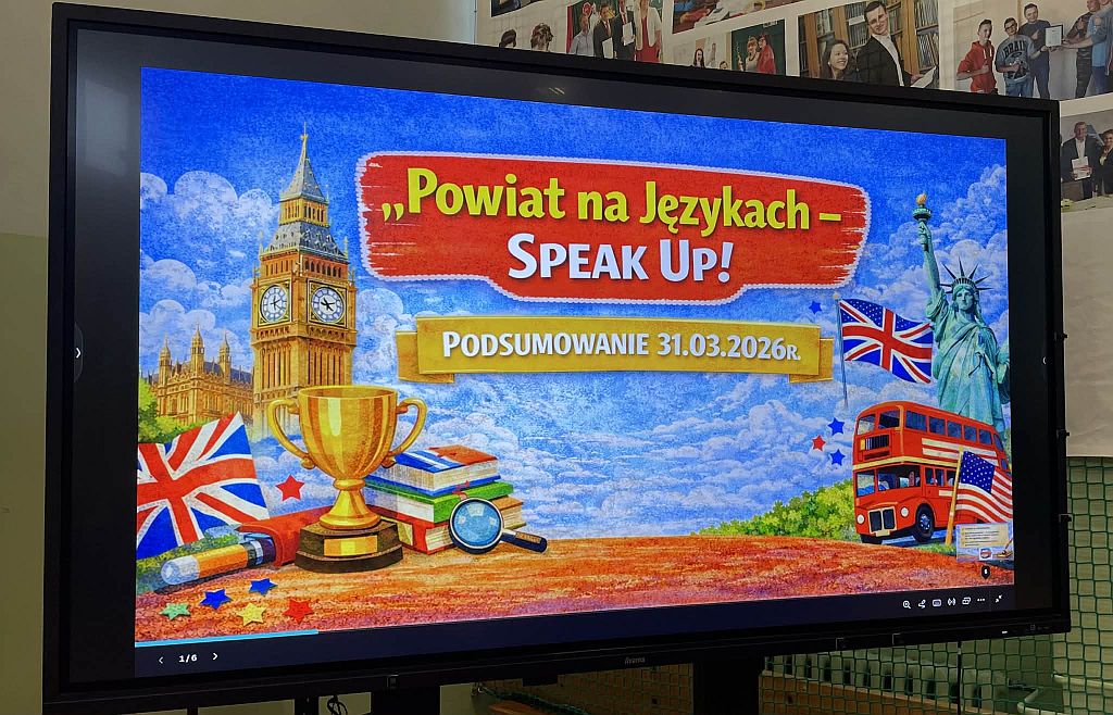 Mamy finalistę konkursu „Powiat na językach – Speak Up!”