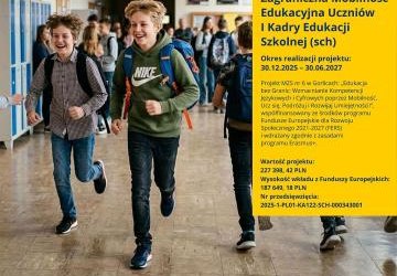 Rekrutacja uczniów do projektu FERS „Edukacja bez Granic: Wzmacnianie Kompetencji Językowych i Cyfrowych poprzez Mobilność. Ucz się, Podróżuj i Rozwijaj Umiejętności!”